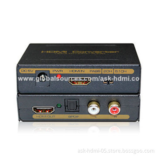 HDMI to 5.1 analog converter